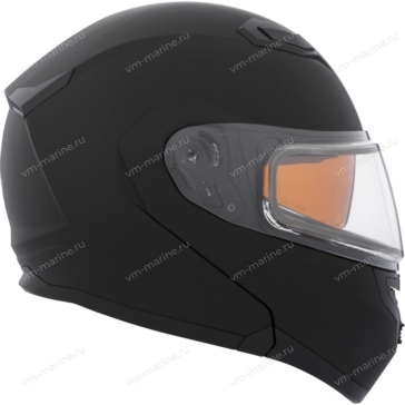 Шлем снегоходный модулярный CKX FLEX RSV SOLID EDL, черный матовый (XL)