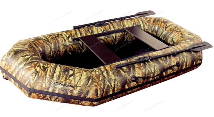 Лодка надувная гребная LEADER КОМПАКТ 255 камуфляж 2,55м