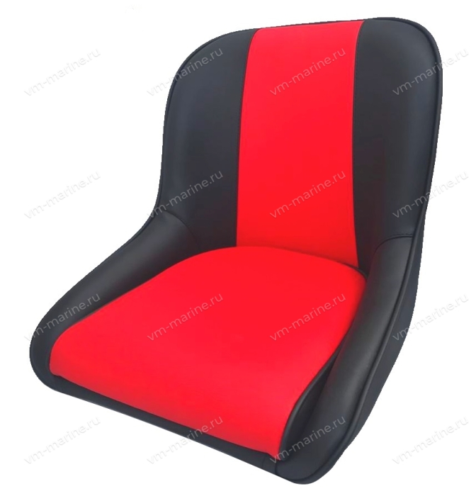 Сиденье красно-черное 785-110