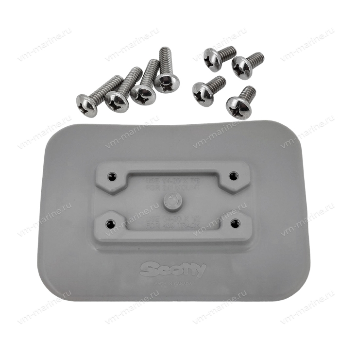 Платформа для держателя удилища на ПВХ лодку SCOTTY 0341GR серая