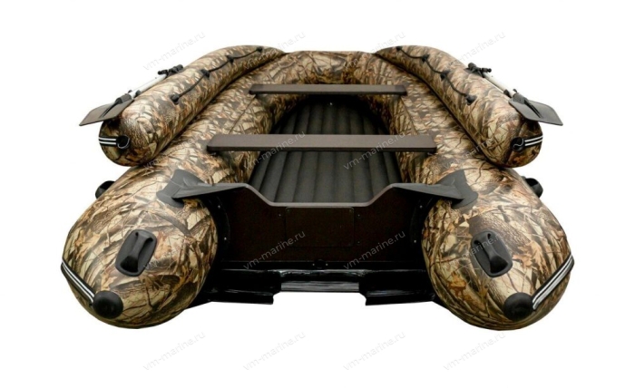 Лодка надувная моторная Хатанга Jet-475 Lux НДНД с фальшбортом серый