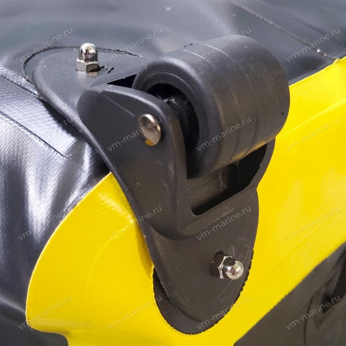 Гермосумка VIA 110 л ПВХ (Черный/желтый)