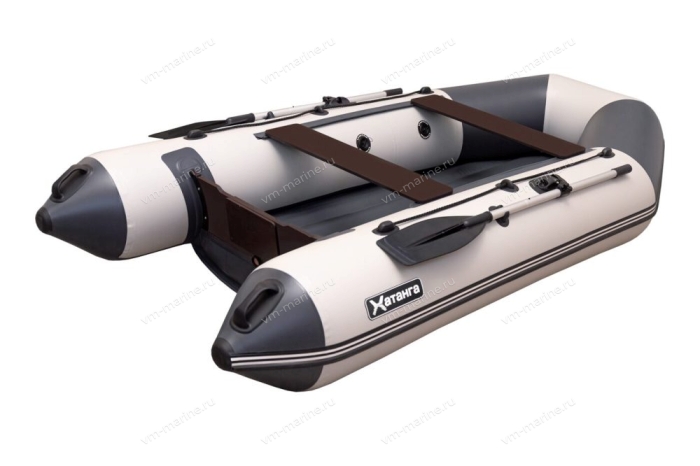 Лодка надувная моторная Хатанга-350 НДНД св.серый/т.серый