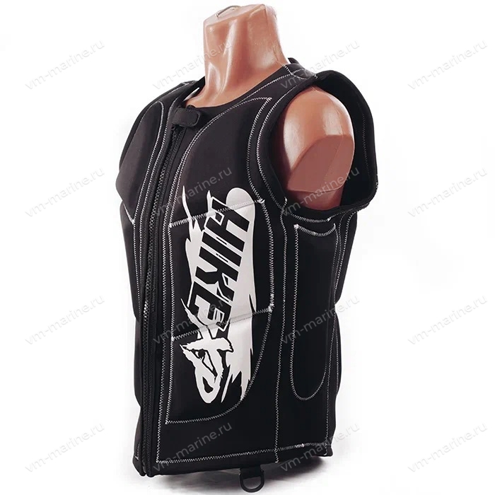 Водный спортивный жилет hikeXp neopren, Мужской, Black/White XL. 101BW-508XL