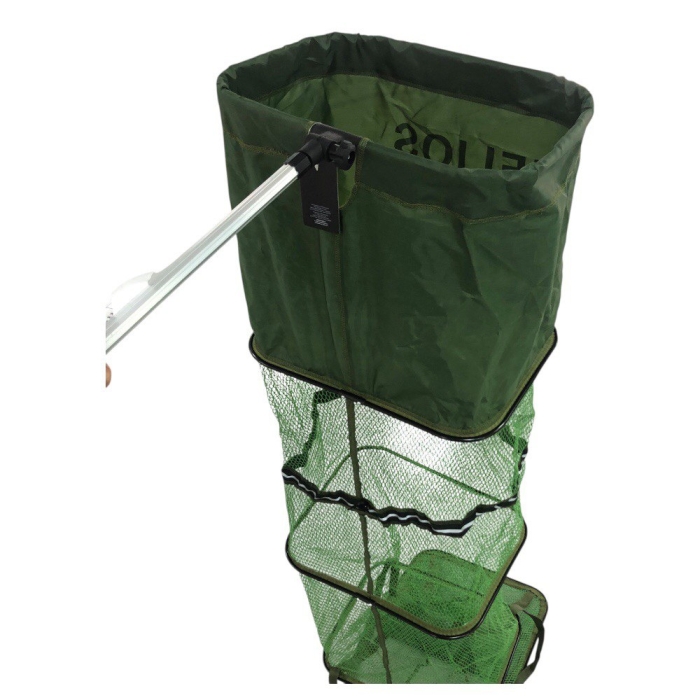 Садок спортивный прямоугольный Helios 32х42х200см 4-х секционный (HS-CS-200)