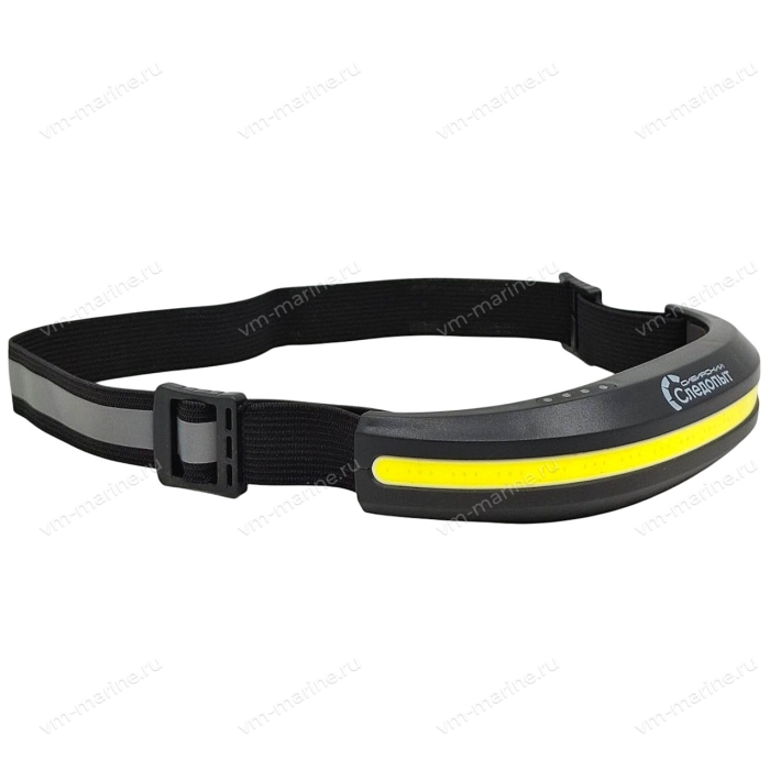 Фонарь налобный "СИБИРСКИЙ СЛЕДОПЫТ- SPLASH" ленточный/53 СОВ/аккум/220в/USB