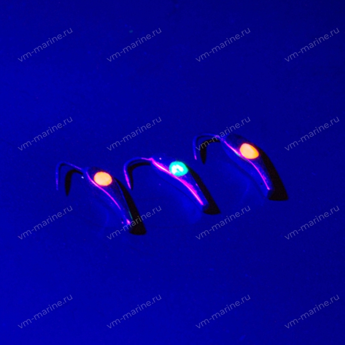 Блесна на корюшку ОГОНЬ 10мм серебро/UV