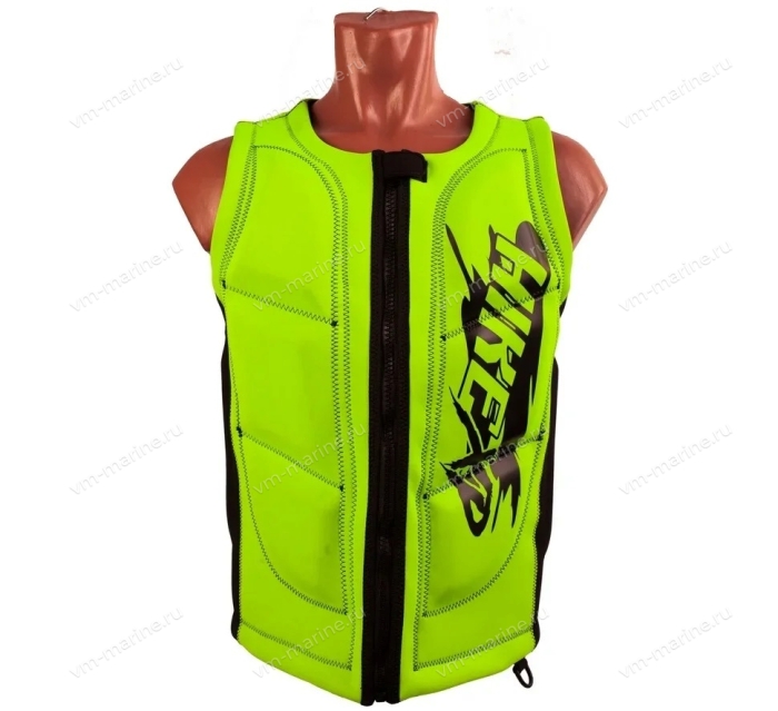 Водный спортивный жилет hikeXp Anti shock Green-black neopren, размер L 101GB-510L