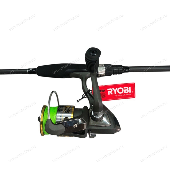 Комплект-удилище спиннинговое Helios Black Asteria 210/катушка/шнур (HS-BA-210LM/RO3000)