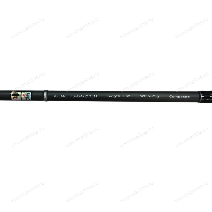 Комплект-удилище спиннинговое Helios Black Asteria 210/катушка/шнур (HS-BA-210LM/RO3000)