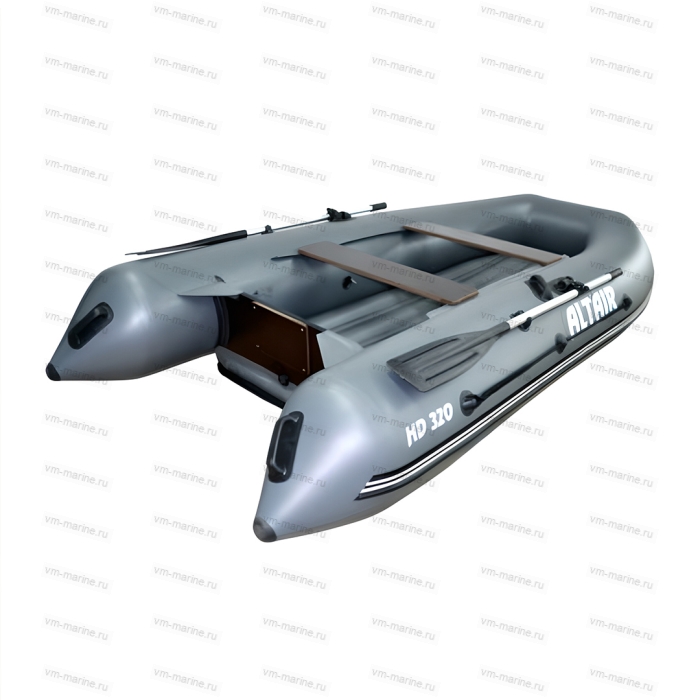 Лодка надувная моторная ALTAIR HD320 с НДНД серый