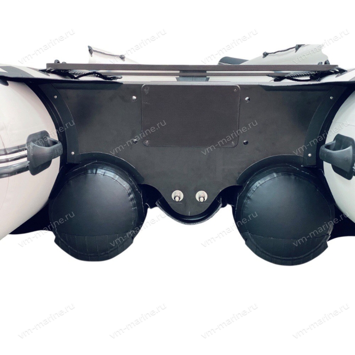 Лодка ПВХ "Абакан 420 jet" (серая) B1-02-058