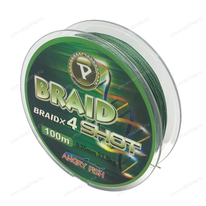 Леска плетёная Braid Shot 0,35 мм. 33,5 кг LP-35