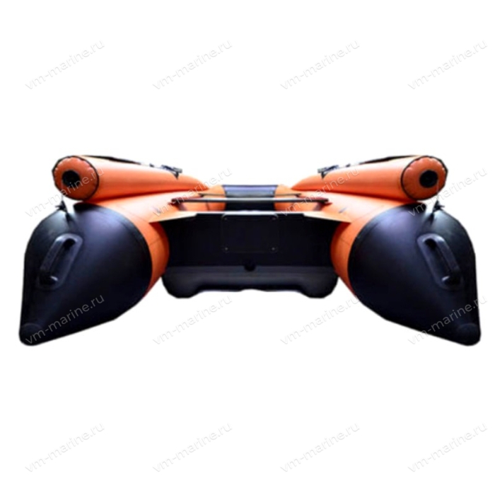 Лодка надувная моторная ALTAIR HD360FB фальшборт с НДНД оранжевый/серый