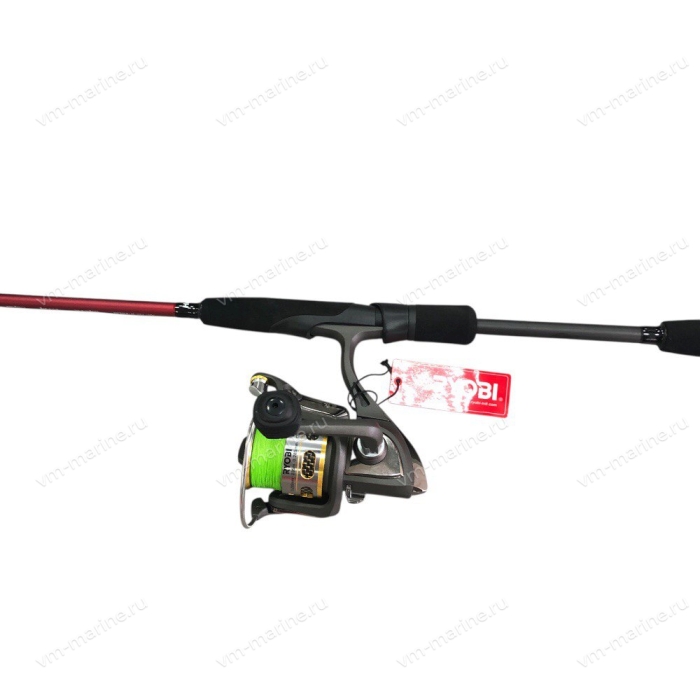 Комплект-удилище спиннинговое Helios Worker 210LM/катушка/шнур (HS-W-210LM/RO3000)