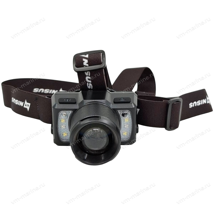 Фонарь налобный сенсорный NISUS PRO 800LM/IP43/USB (N-FN-HL25)