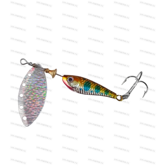 Блесна вращающаяся DAIWA SILVER CREEK SPINNER R 1120 holo yamame 12гр