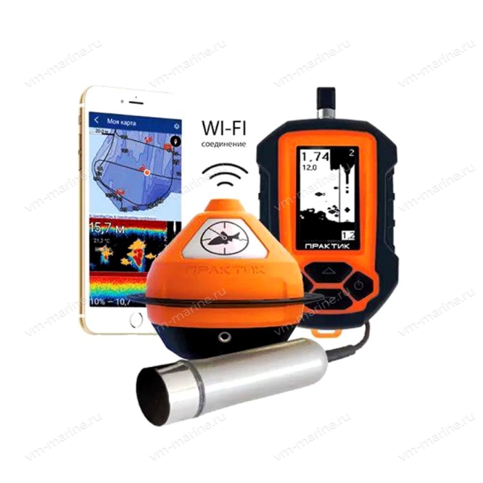Эхолот для летней и зимней рыбалки ПРАКТИК 7 BWF универсал