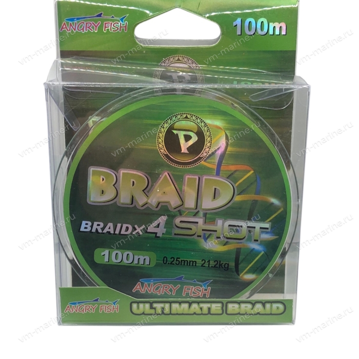 Леска плетёная Braid Shot 0,25 мм. 21,2 кг LP-25