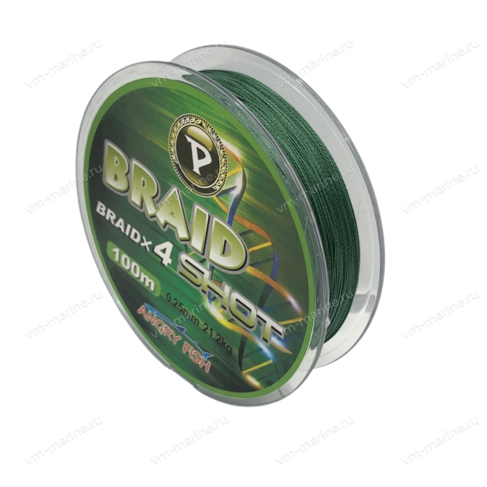 Леска плетёная Braid Shot 0,25 мм. 21,2 кг LP-25