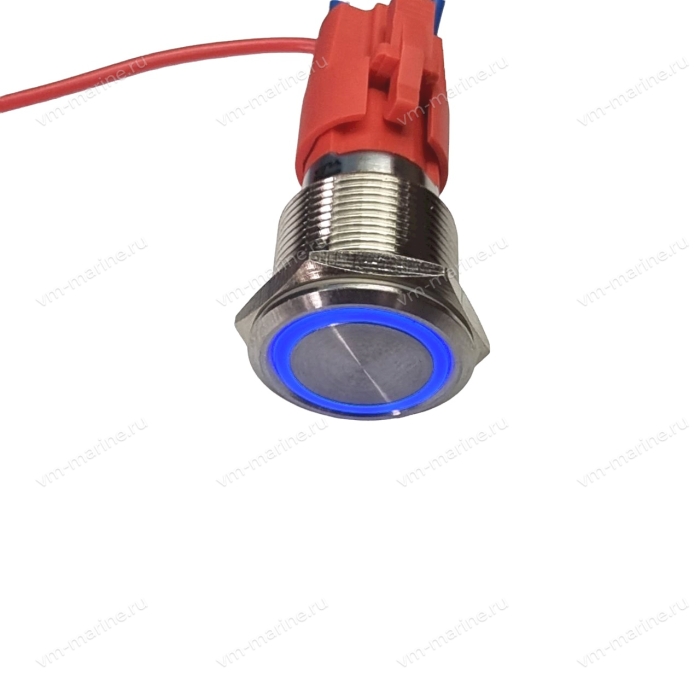 Выключатель с подсветкой (синяя) 12V SF54027-19B1-L