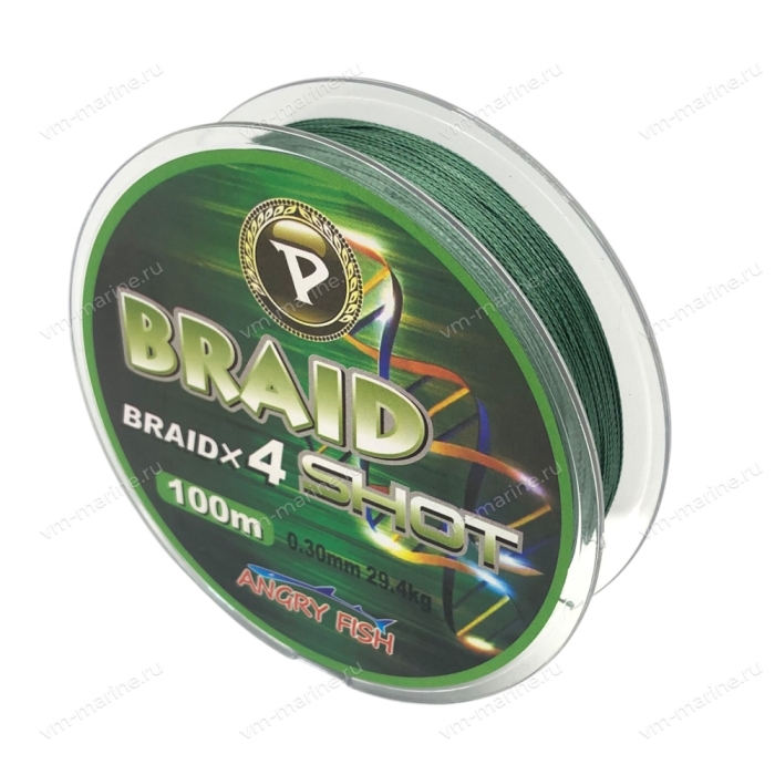 Леска плетёная Braid Shot 0,30 мм. 29,4 кг LP-30