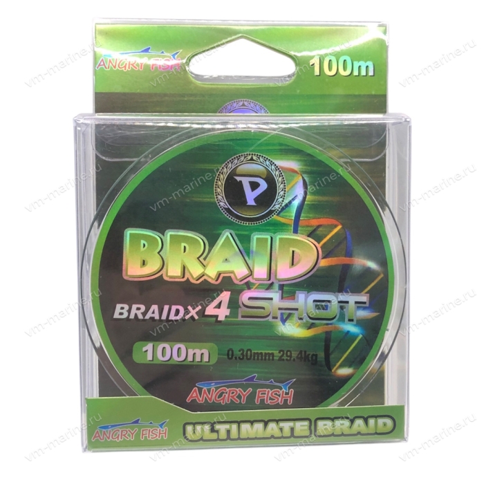 Леска плетёная Braid Shot 0,30 мм. 29,4 кг LP-30