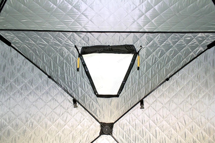 Палатка зимняя КУБ WOODLAND ULTRA LONG утеплённая 230х170х180см