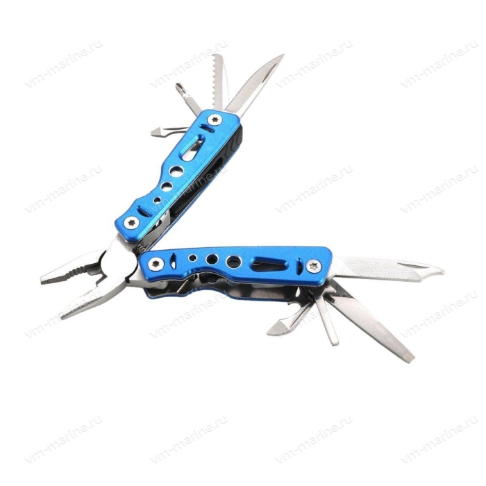 Мультитул/плоскогубцы/ "СЛЕДОПЫТ" 70х35х15мм/9 предметов/в чехле (PF-MT-18)