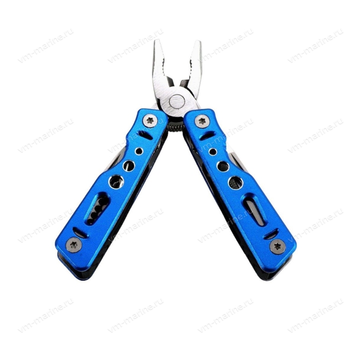 Мультитул/плоскогубцы/ "СЛЕДОПЫТ" 70х35х15мм/9 предметов/в чехле (PF-MT-18)
