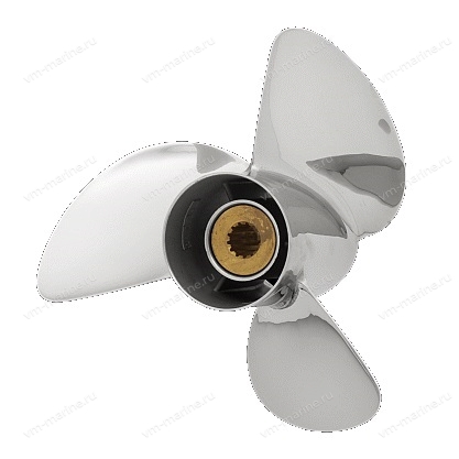Винт PowerTech для Yamaha SCB3R13P-YS50, шаг 13, 3-х лопастной, правого вращения.