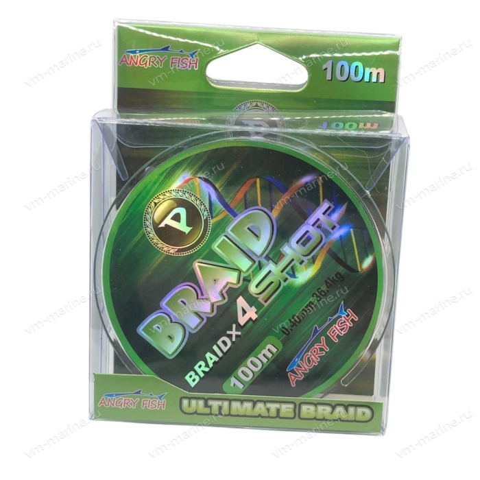 Леска плетёная Braid Shot 0,40 мм. 36,4 кг LP-40