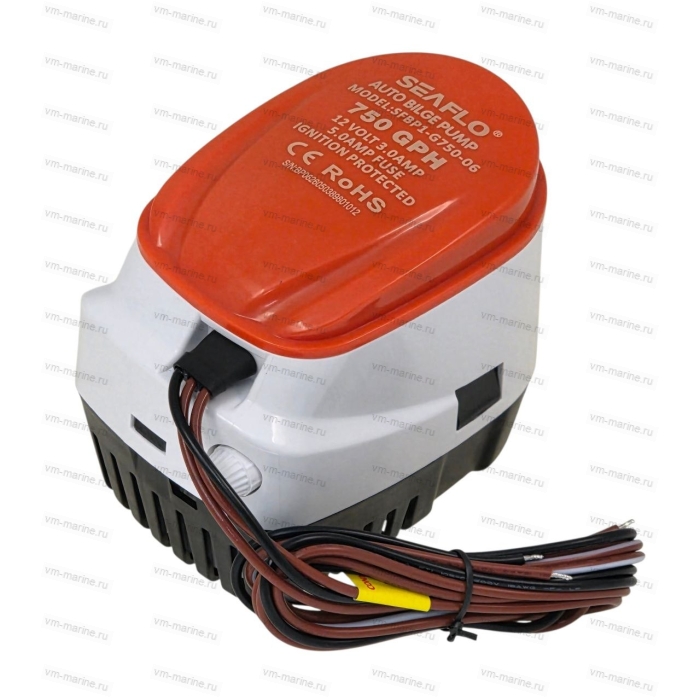 Помпа откачивающая автоматическая 750GH, 12V SFBP1-G750-06