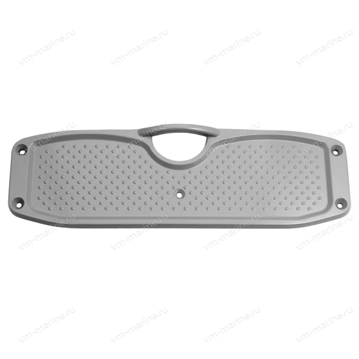 Накладка на транец металлическая серый