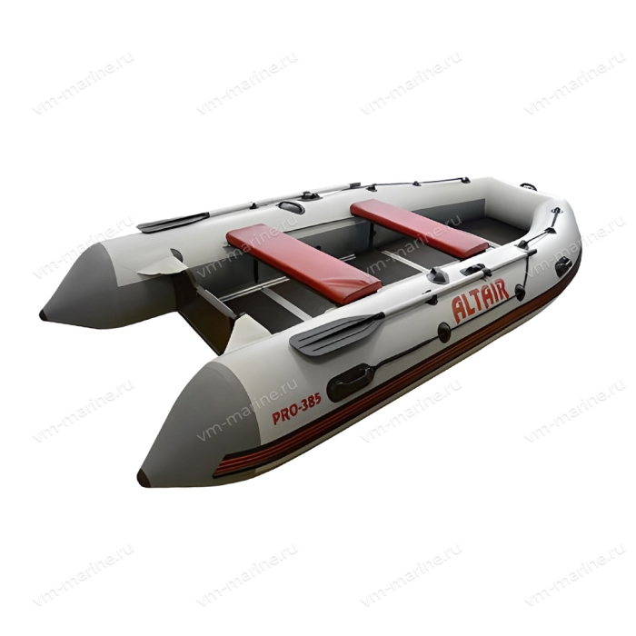 Лодка надувная моторная ALTAIR PRO 385 серый