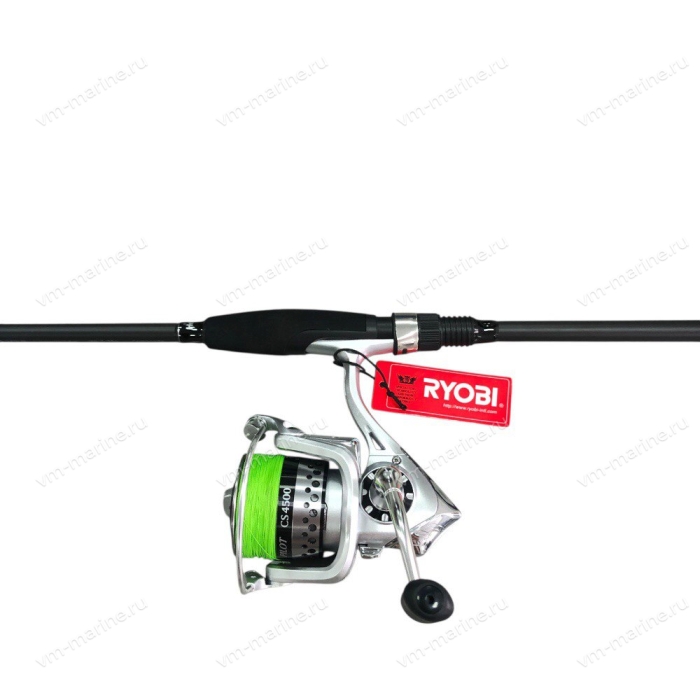 Комплект-удилище спиннинговое Helios Black Asteria 240/катушка/шнур (HS-BA-240L/RP-CS4500)