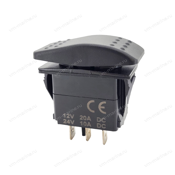 Включатель (On)-Off-(On), SPDT, 12V, 20A SF50701-7-A1