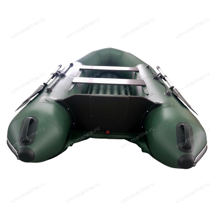 Лодка ПВХ "Бирюса-285" надувное дно (зеленая) B1-02-100