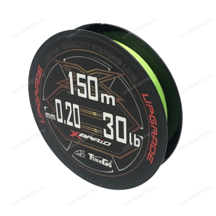 Леска плетёная Time Go Grade 0,20 мм 150 м. TG-20