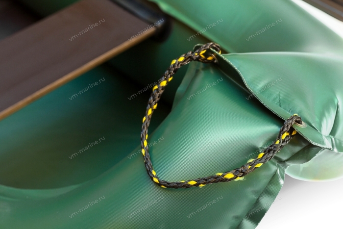 Лодка надувная гребная LEADER КОМПАКТ 260 зелёный 2,6м