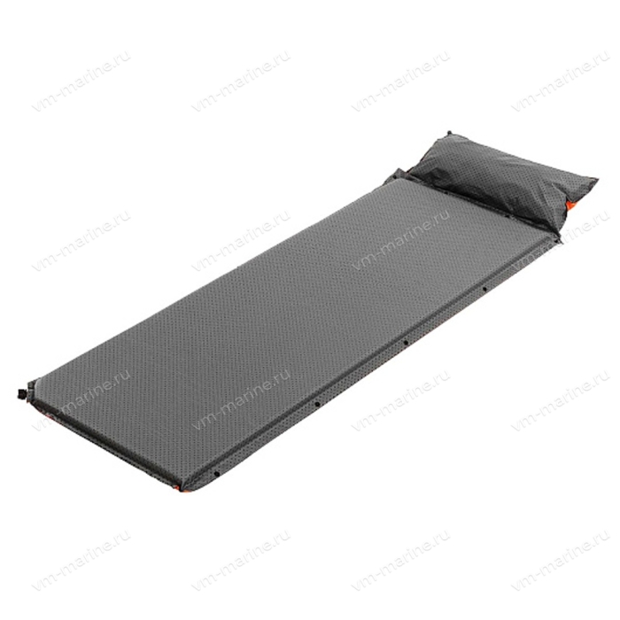 Коврик самонадувающийся с подушкой 30-170x65x5 оранжевый/серый (N-005P-OG) NISUS