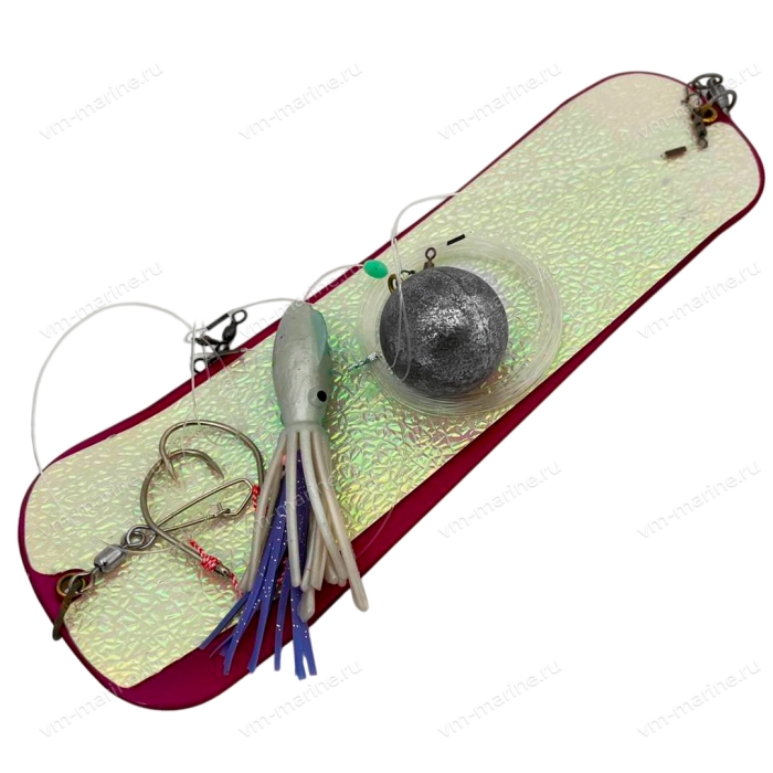 Комплект для троллинга Hot Spot Apex 381-12 флешер/грузило/поводок/каракатица