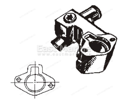 Корпус термостата Mercruiser V8 Big Block 13520