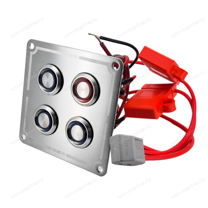 Панель включателей 12/24V, 15А SF50826-4