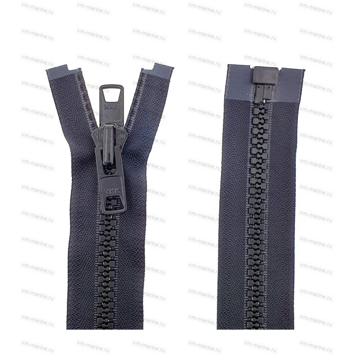 Молния с собачкой черная N8 54", YKK854DSB