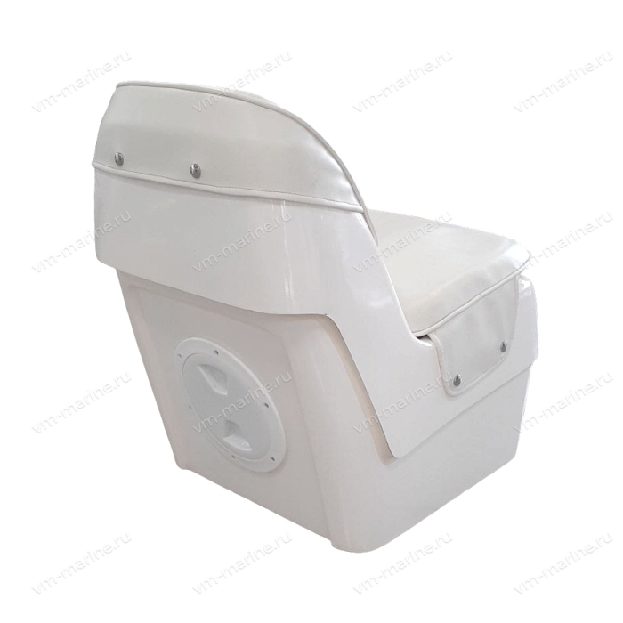 Сиденье стеклопластиковое с подушками, комплект, цв.белый H030201