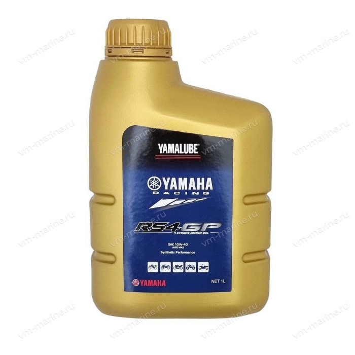 Масло Yamalube RS4GP 10W-40, (1 л) 90793AS450