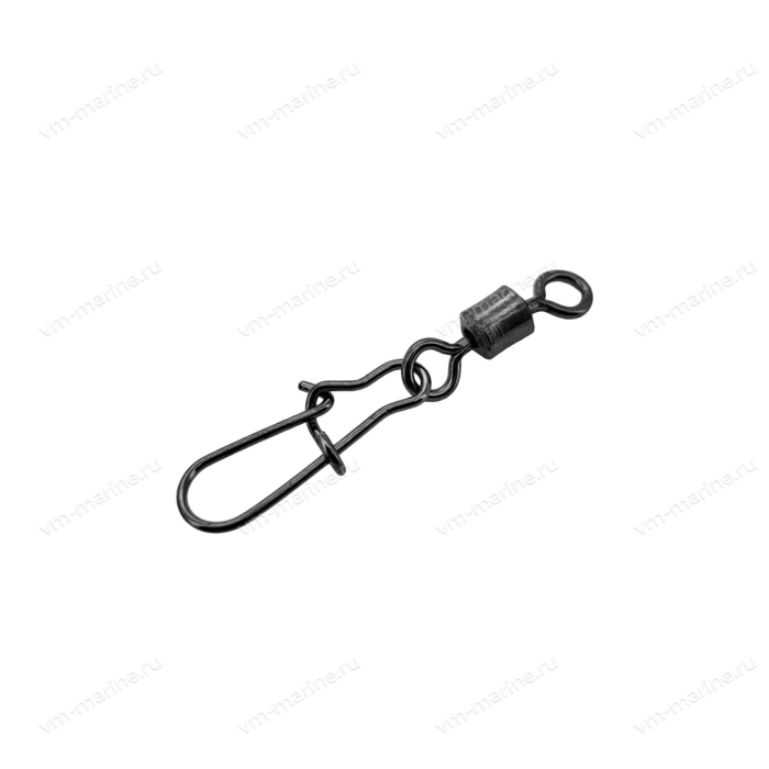 Карабин с вертлюгом Namazu ROLLING SWIVEL WITH NICE SNAP №4 тест:43кг уп. 10шт