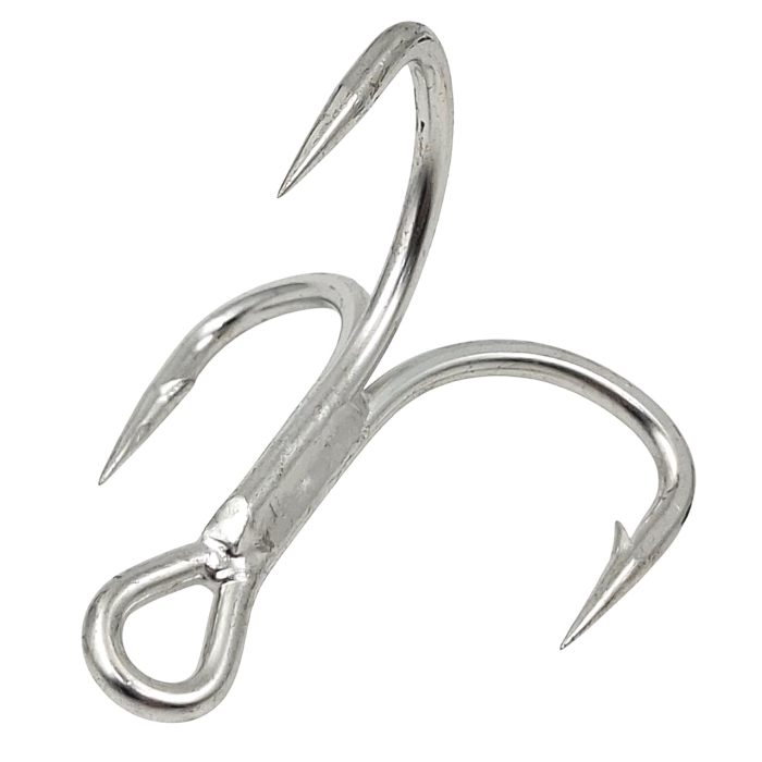 Крючок тройной лужёный Saikyo ST66 #4/0 - 1шт (ST66-4/0)