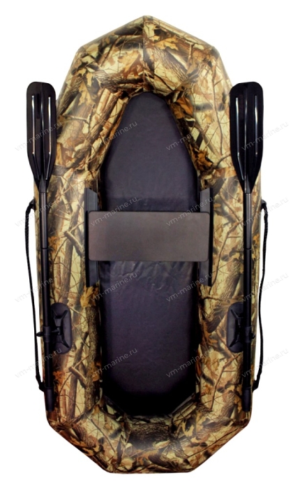 Лодка надувная гребная LEADER КОМПАКТ 200 камуфляж 2м